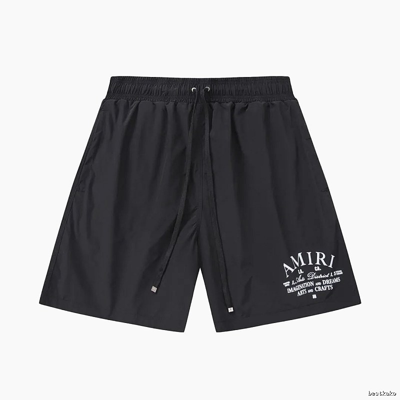 AMIRI trendy brand black shorts