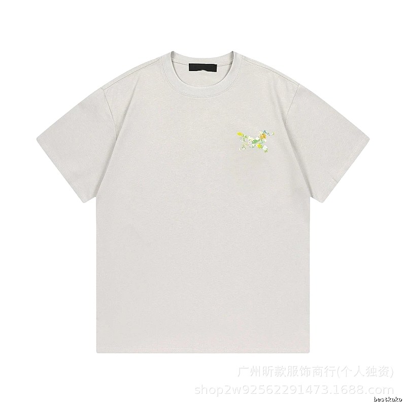 Arc'teryx Casual Light Grey Floral Short-sleeve T-shirt