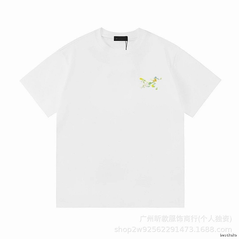 Arc'teryx Floral Print Outdoor Style White T-Shirt