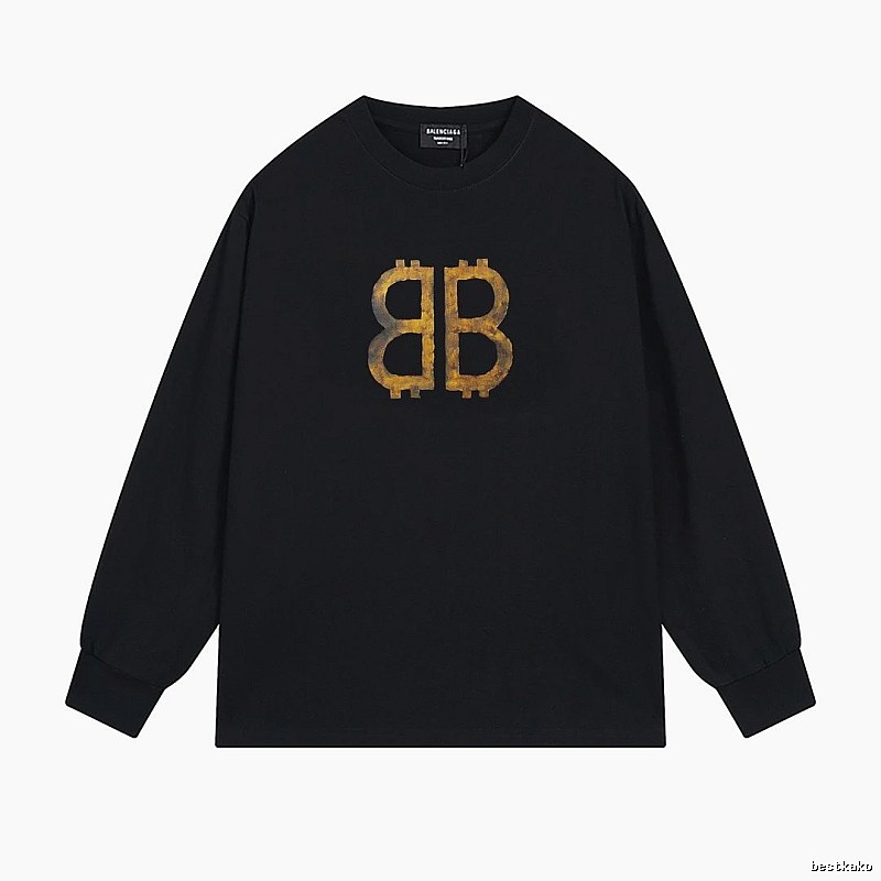 Balenciaga BB Print Black Sweatshirt