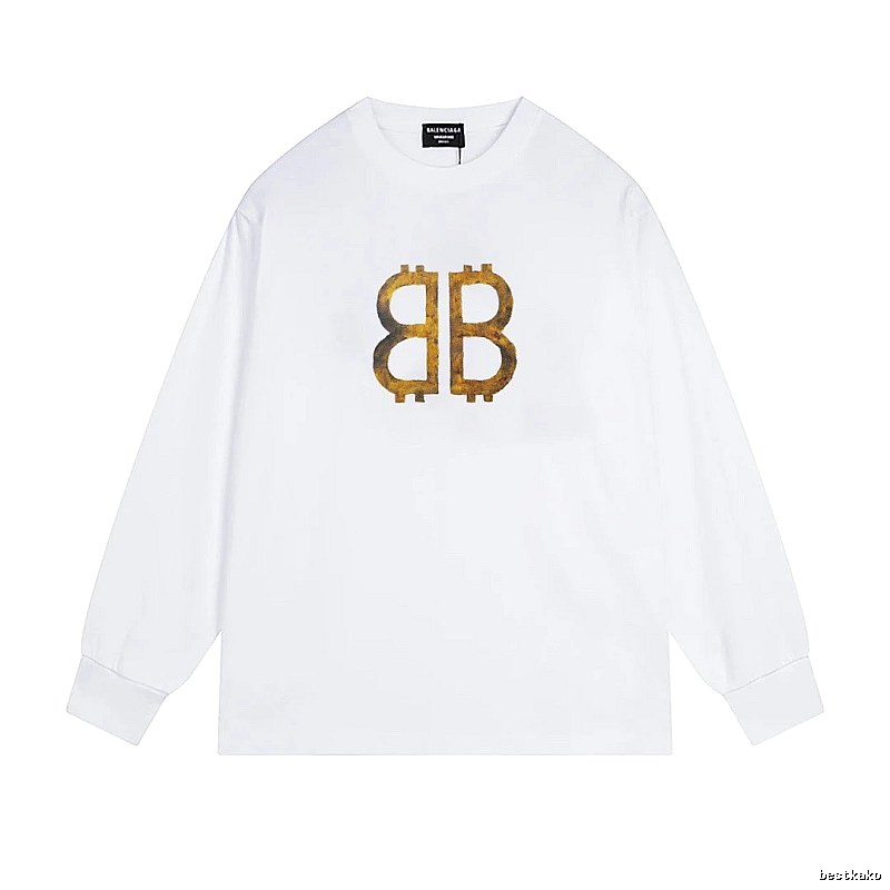 Balenciaga BB Print White T-shirt