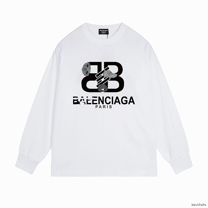 Balenciaga BB Series Simple White T-shirt