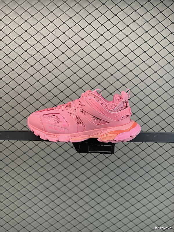 Balenciaga Chunky Runners in Bright Pink with Oversized Sole