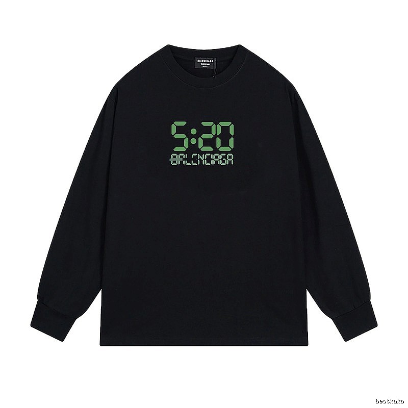 Balenciaga digital style black sweatshirt