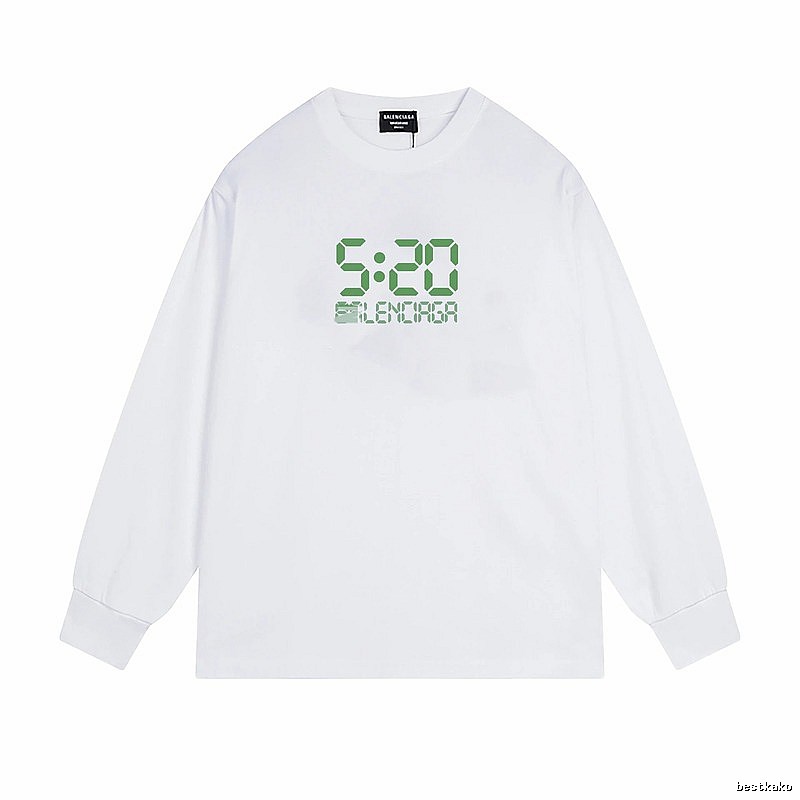 Balenciaga digital-style white T-shirt