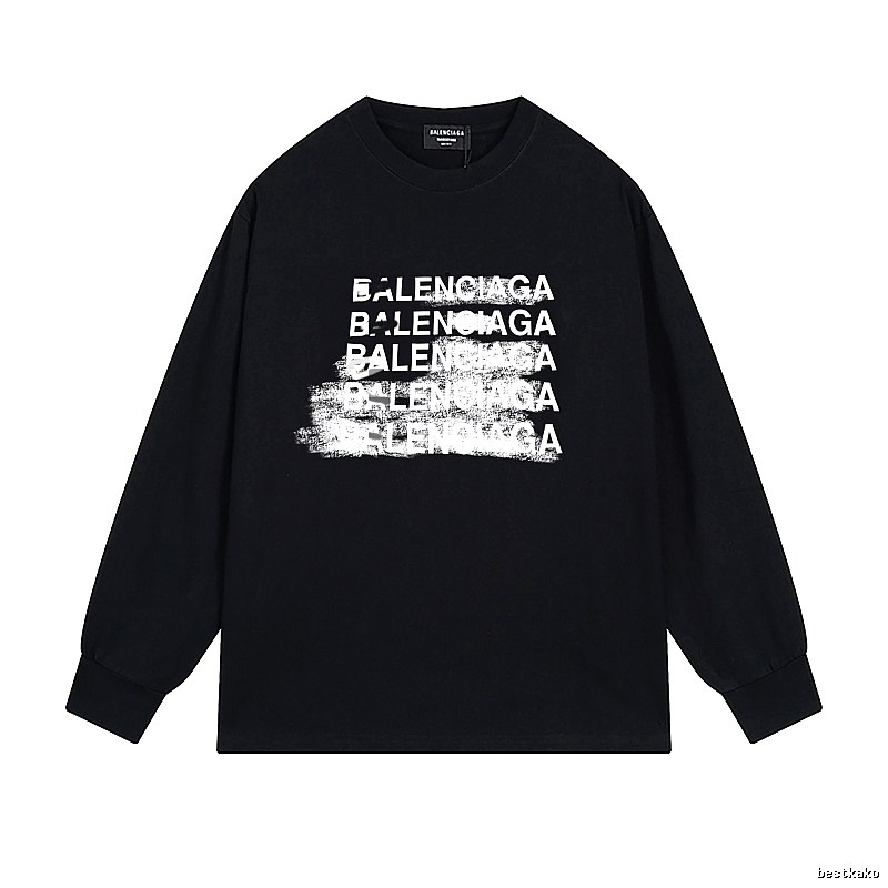 Balenciaga graffiti-style black T-shirt