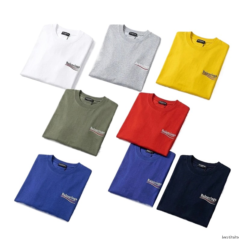 Balenciaga minimalist style multi-color T-shirt