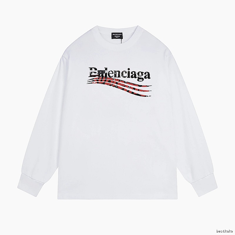 Balenciaga retro-style white T-shirt