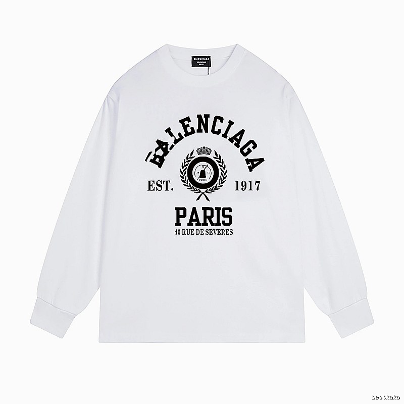 Balenciaga retro-style white T-shirt
