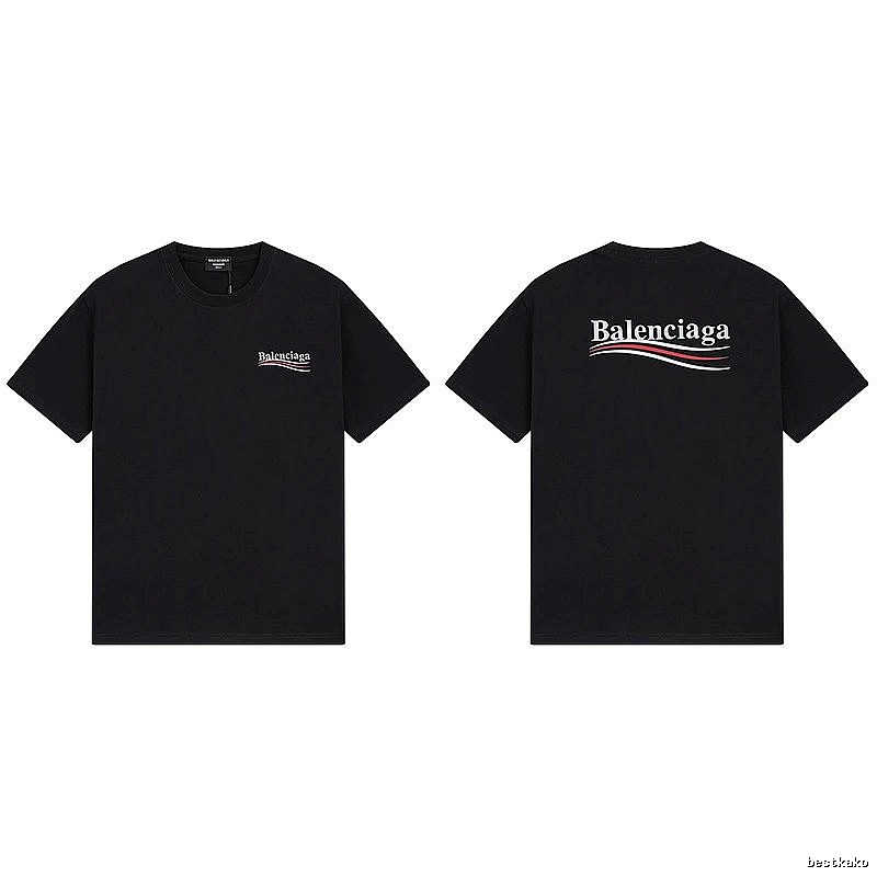 Balenciaga simple black short-sleeve
