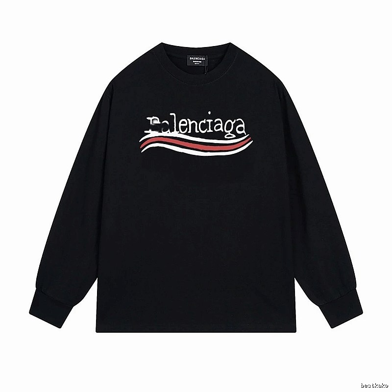 Balenciaga wavy black sweatshirt