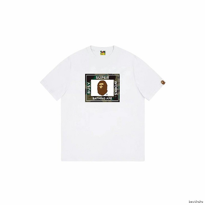 Bape Ape Head Camouflage Style Short-sleeve Shirt