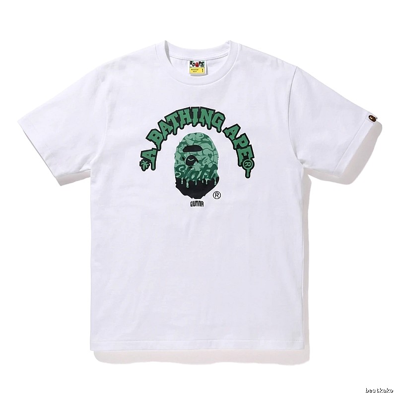 Bape Ape Head Cool White T-shirt in Streetwear Style