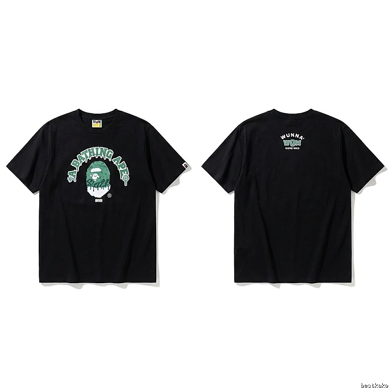 Bape Ape Head Trendy Black T-shirt