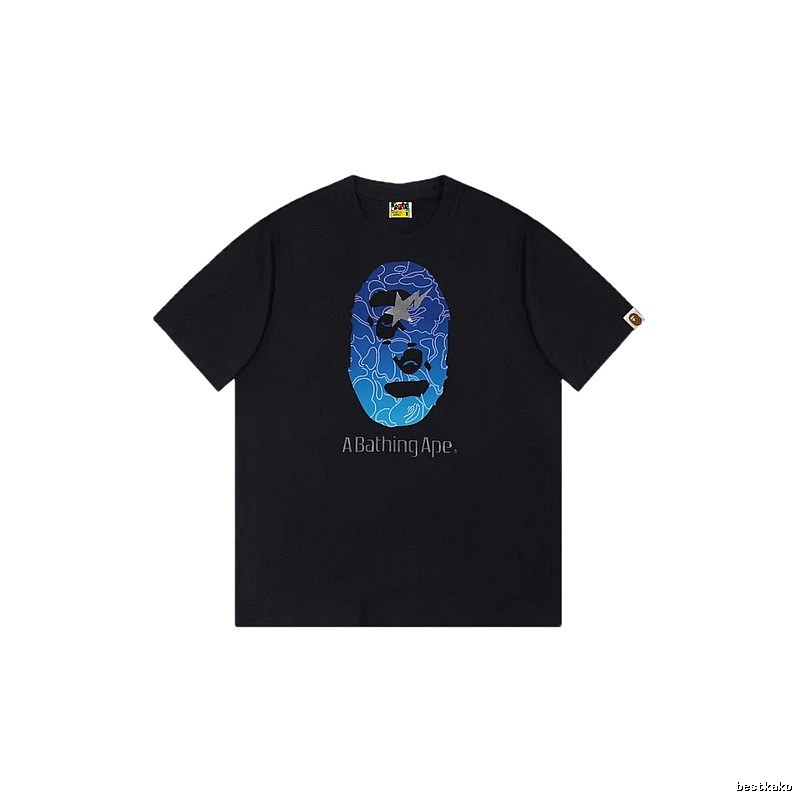 Bape Ape Head Trendy Cool Black T-shirt