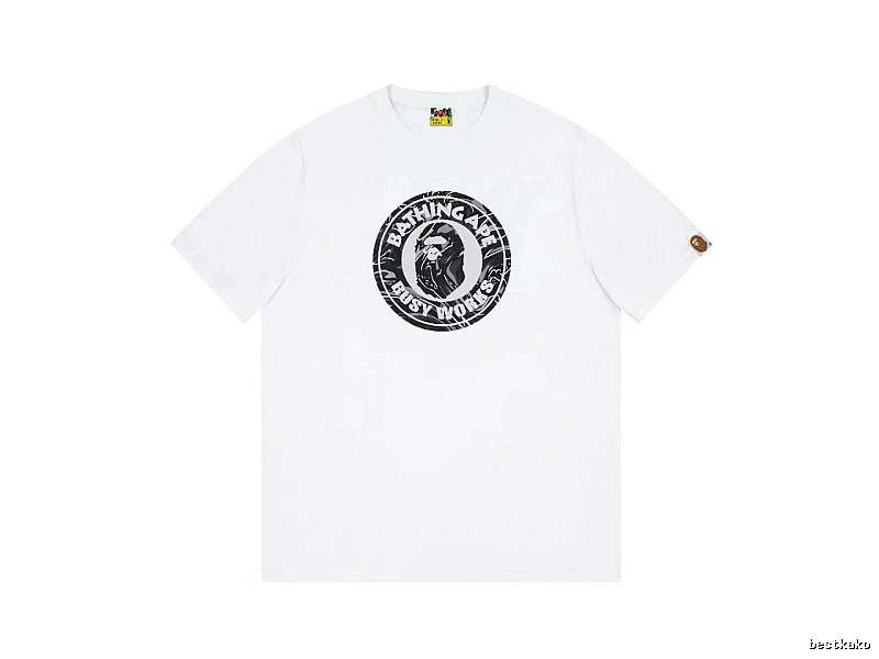 Bape classic retro style white T-shirt