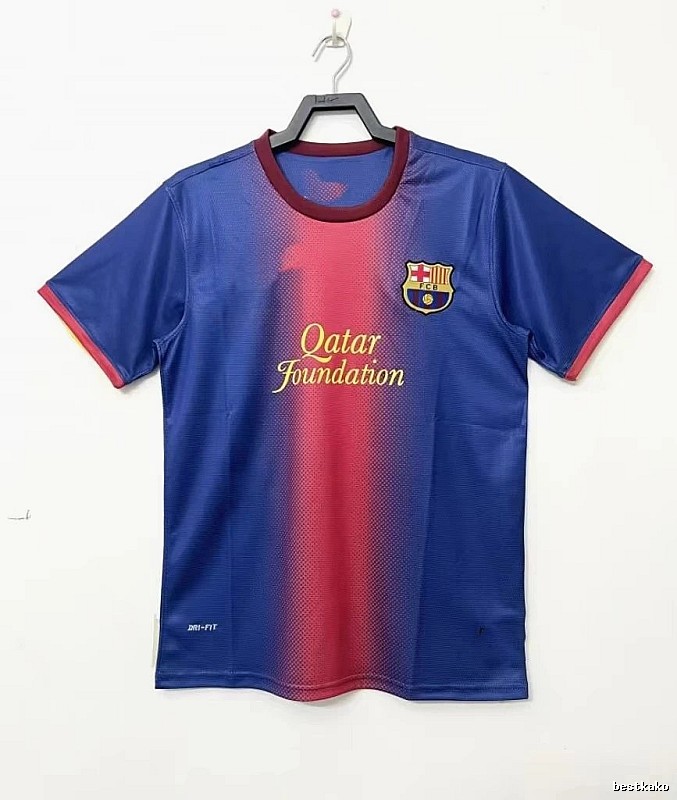 Barcelona Gift Ready Retro soccer jersey Blue Red Barcelona with Fresh Pattern