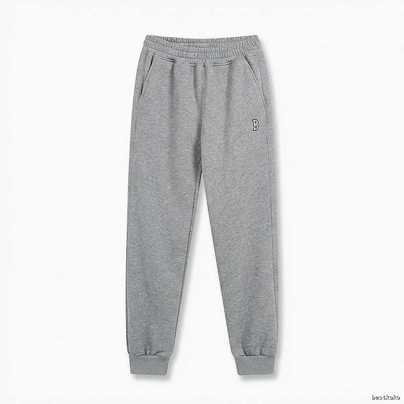 Basic style casual gray sweatpants of MLB