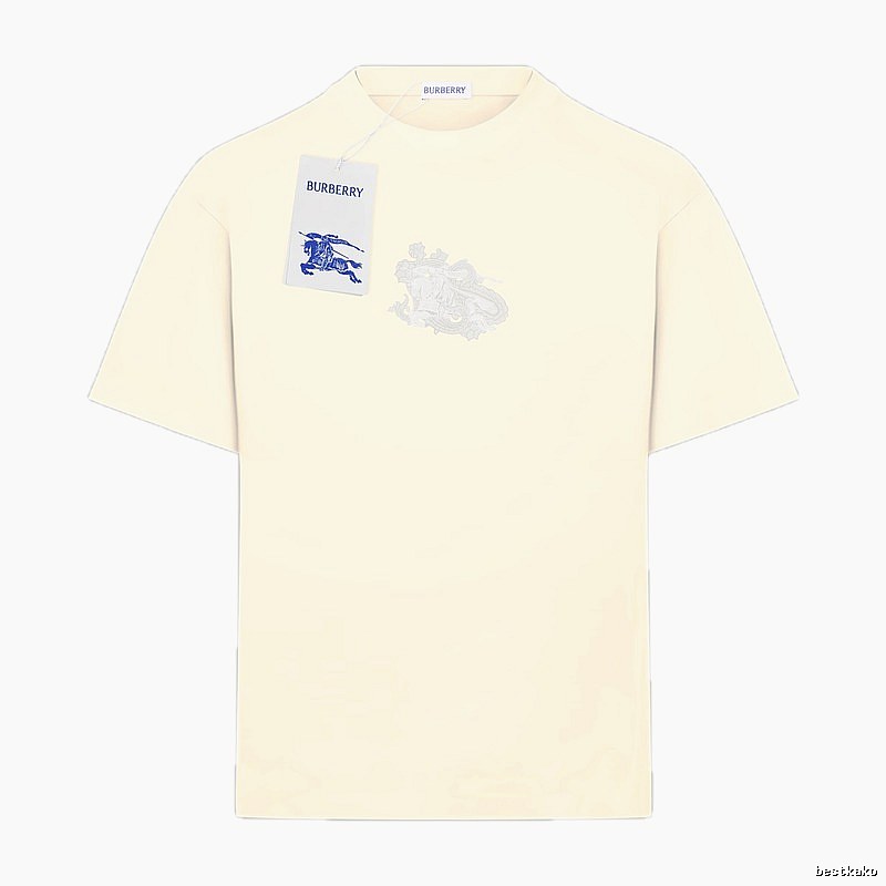 Burberry Knight Logo Minimalist Style T-shirt