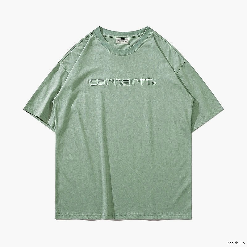 Carhartt Travel Logo T-shirt Light Blue Subtle with Modern Look
