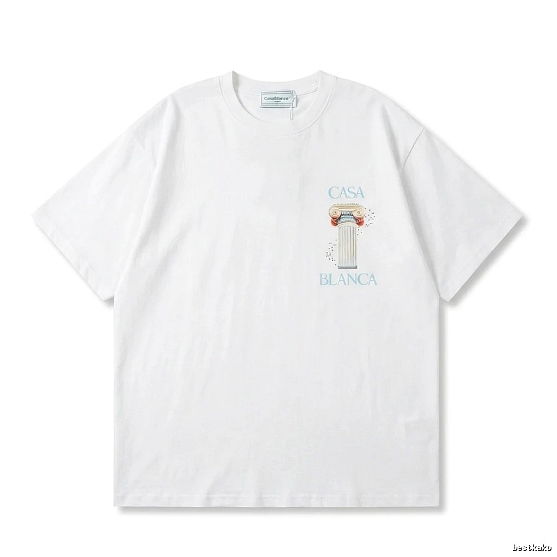 Casablanca Greek column style white T-shirt