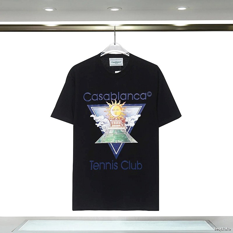 Casablanca retro style black T-shirt