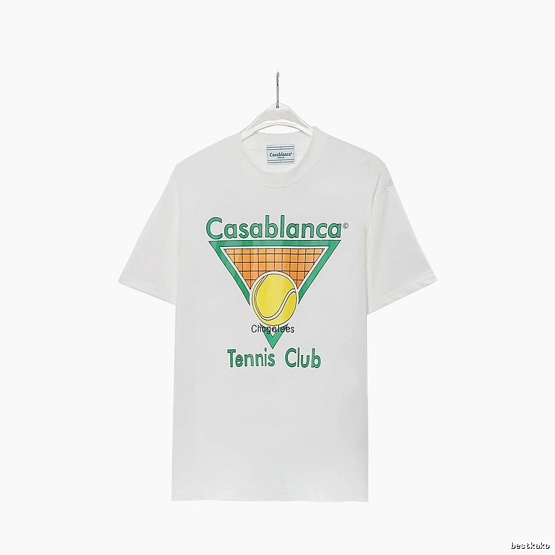Casablanca Tennis Style White T-shirt