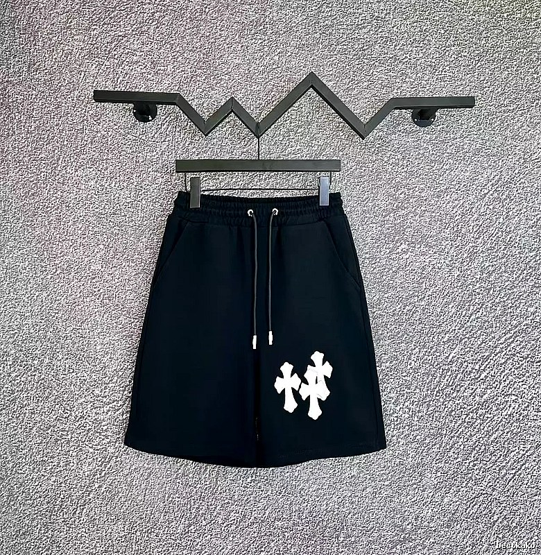 Chrome Hearts Cross Brand Black Shorts