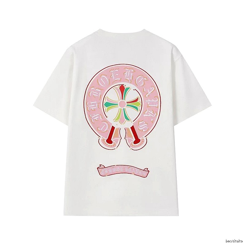 Chrome Hearts Cross Print Street Style Off-white T-Shirt
