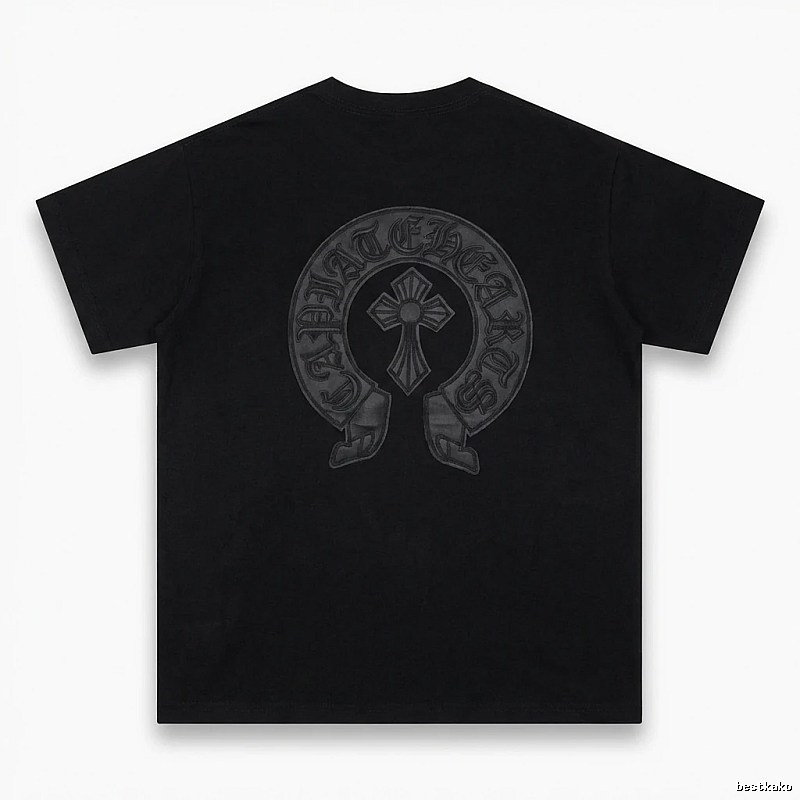 Chrome Hearts Cross Vintage Black Short-sleeve Shirt