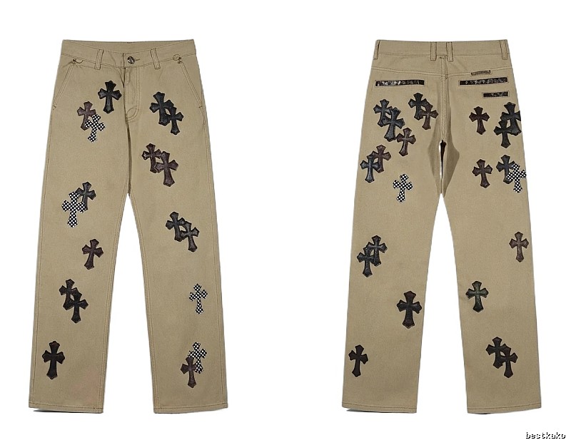 Chrome Hearts Cross Vintage Khaki Pants