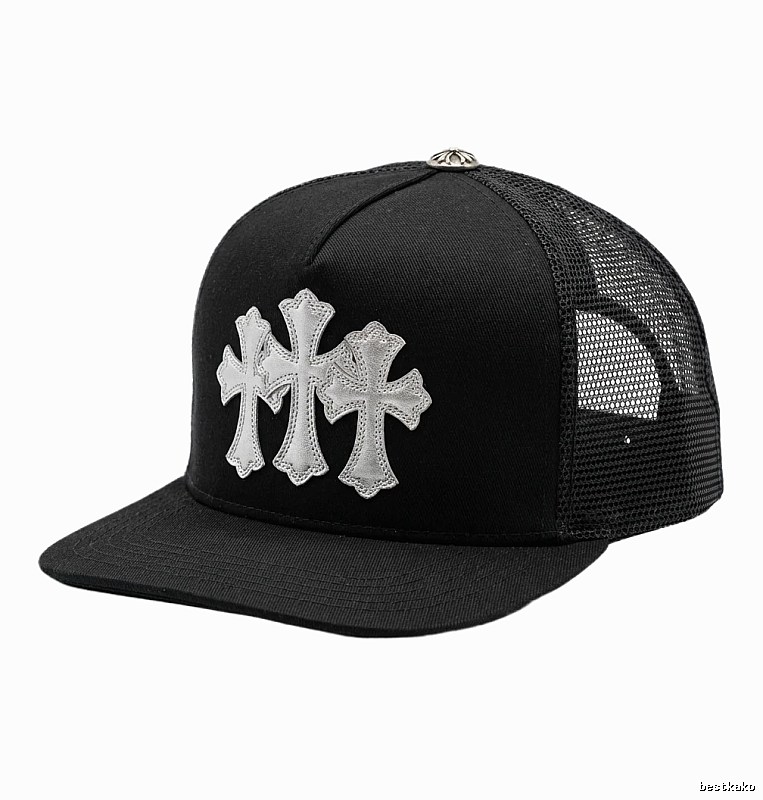 Chrome Hearts Silver Jewelry Black Tide Hat