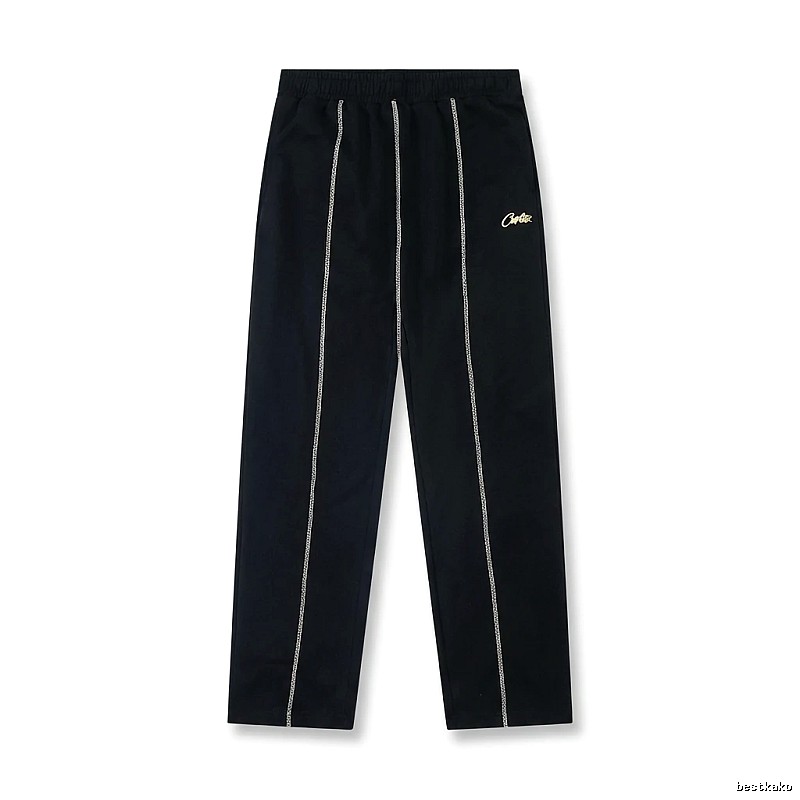 Corteiz minimalist style black trousers