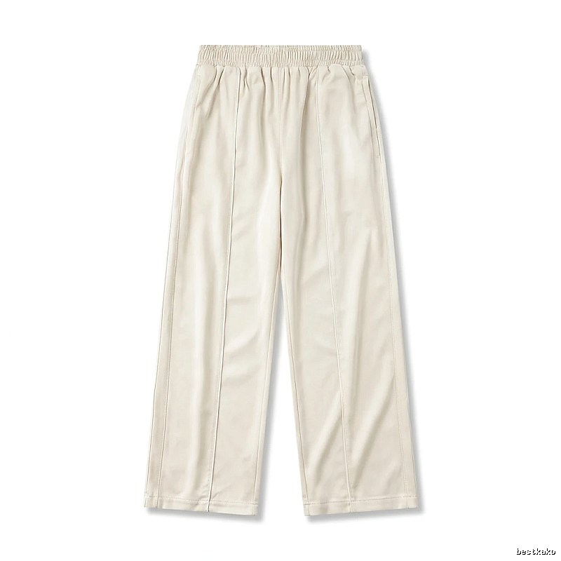 Corteiz minimalist style off-white wide-leg pants