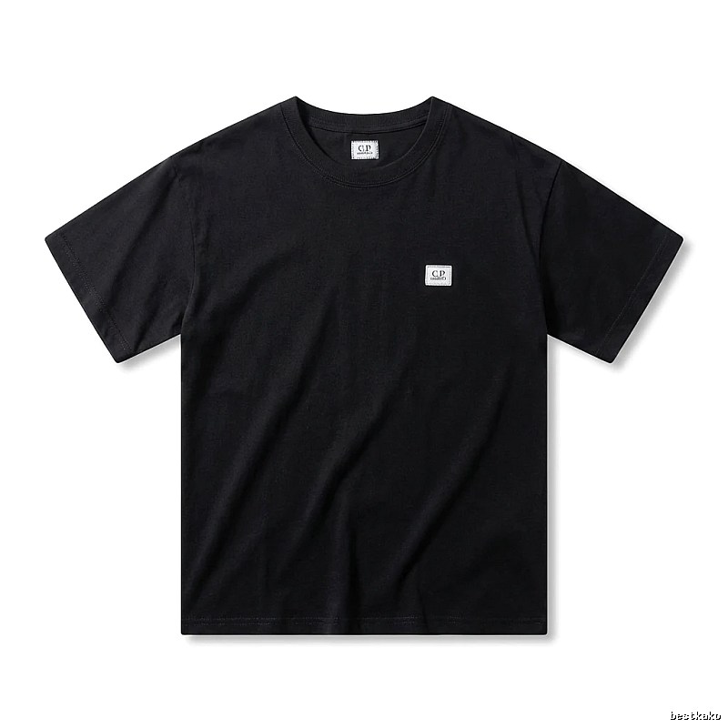 C.P. Basic Style Simple Black T-shirt