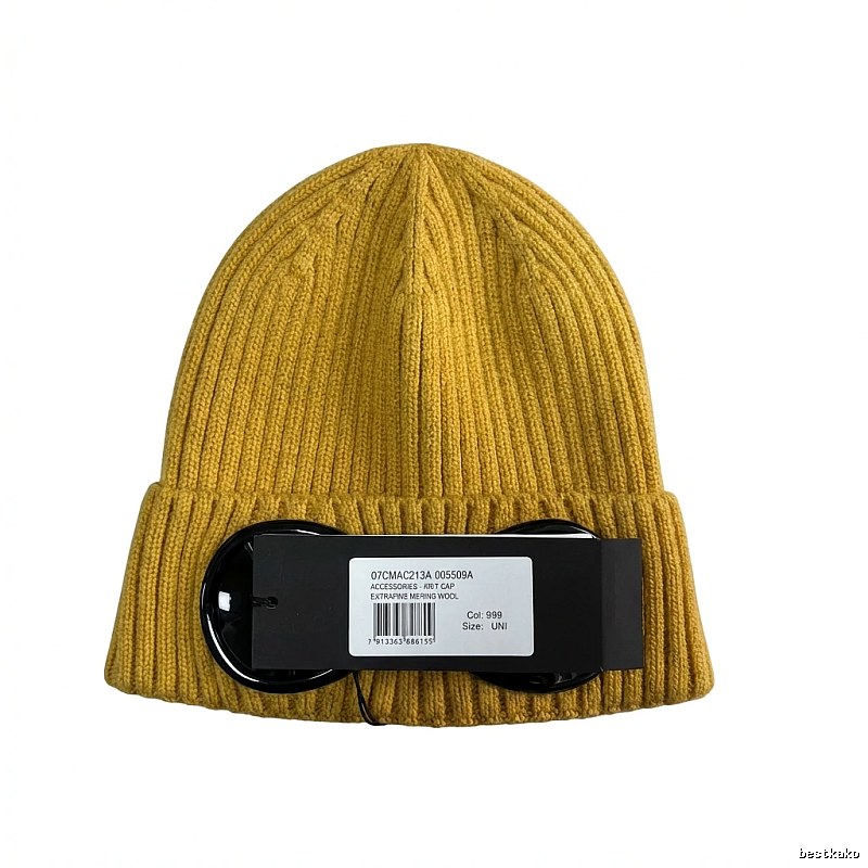 C.P. Woolen Retro Yellow Hat