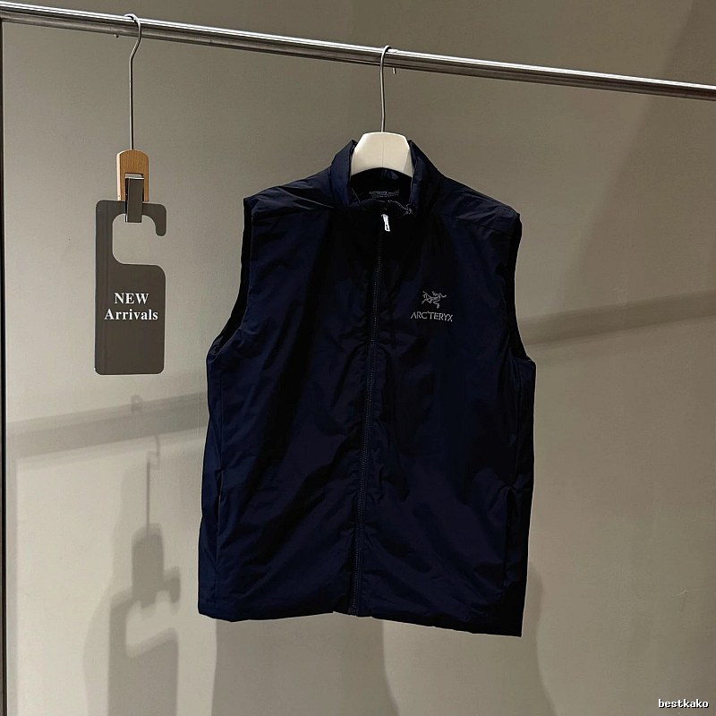 Deep Navy Arc'teryx Technical Shell Vest for weekend