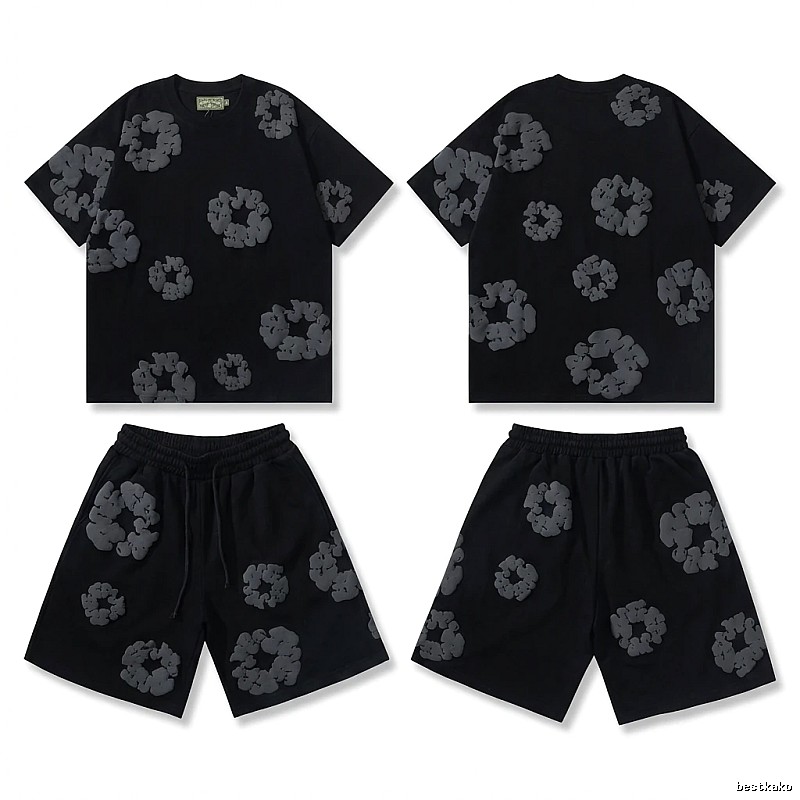 DENIM TEARS Printed Casual Black Suit
