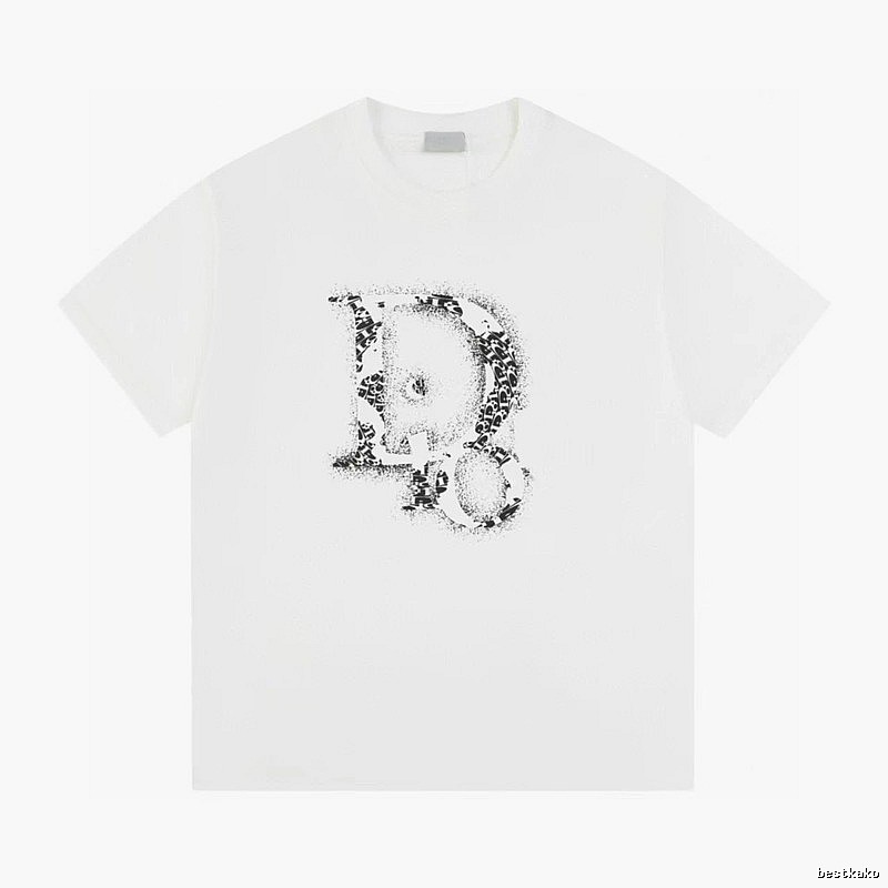 Dior Minimalist Monogram White Short-sleeved T-shirt