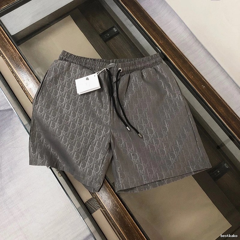 Dior Oblique All-over Print Casual Grey Shorts