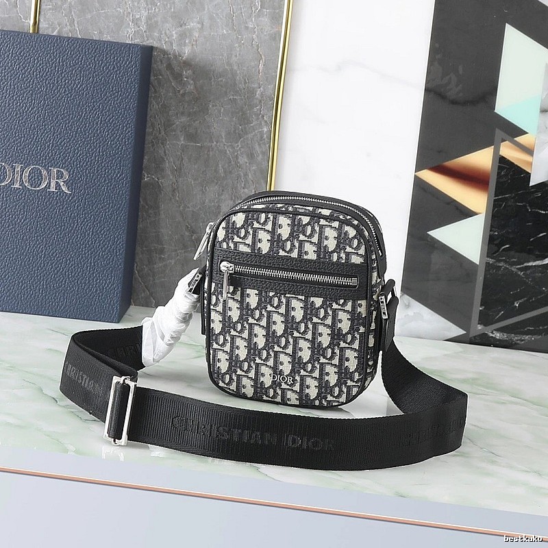 Dior Oblique sling bag Blue Compact