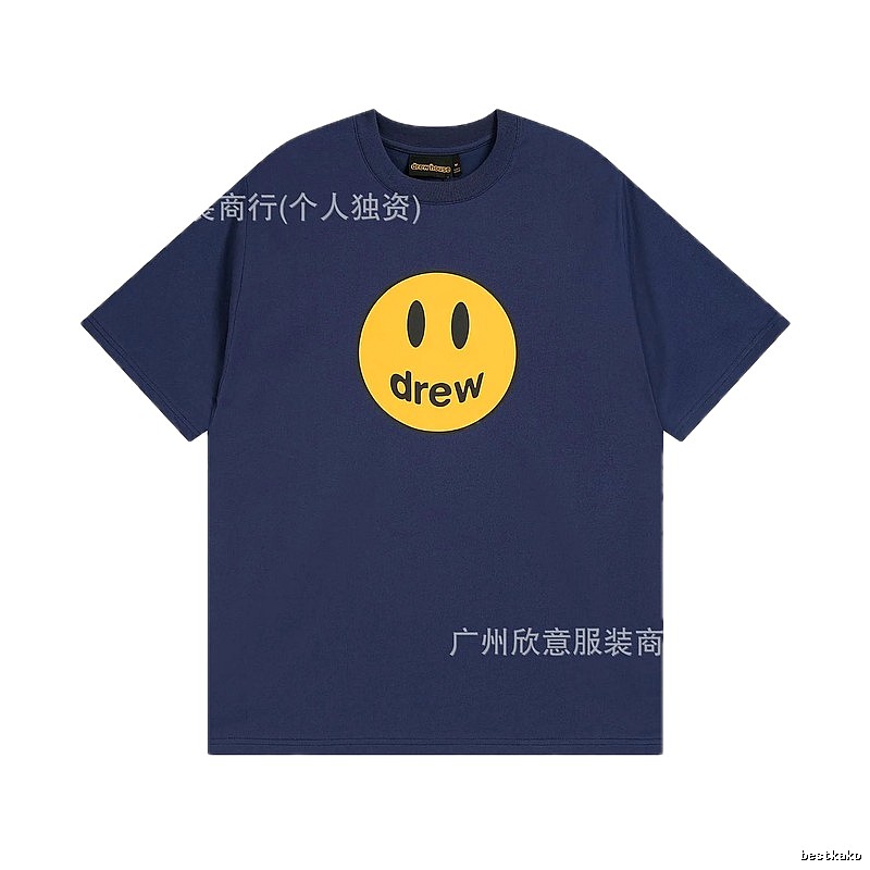 DREWHOUSE Smiley Street Style Navy Blue T-shirt