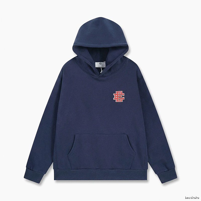 Eric Emanuel simple style navy blue hoodie