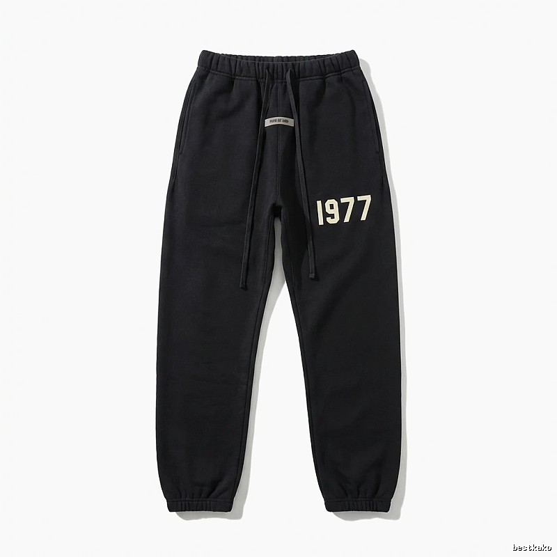 ESSENTIALS 1977 Casual Black Sweatpants