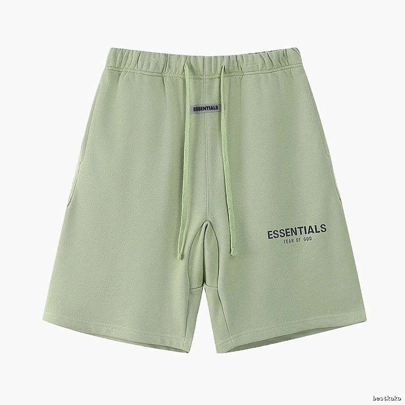 ESSENTIALS casual style light green shorts