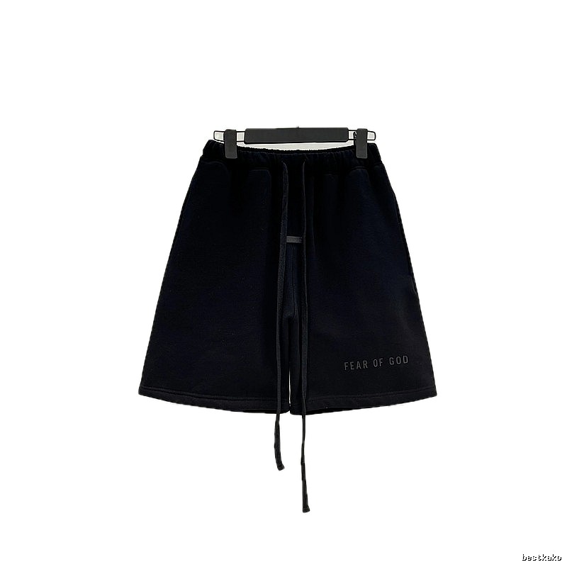 ESSENTIALS minimalist style black shorts