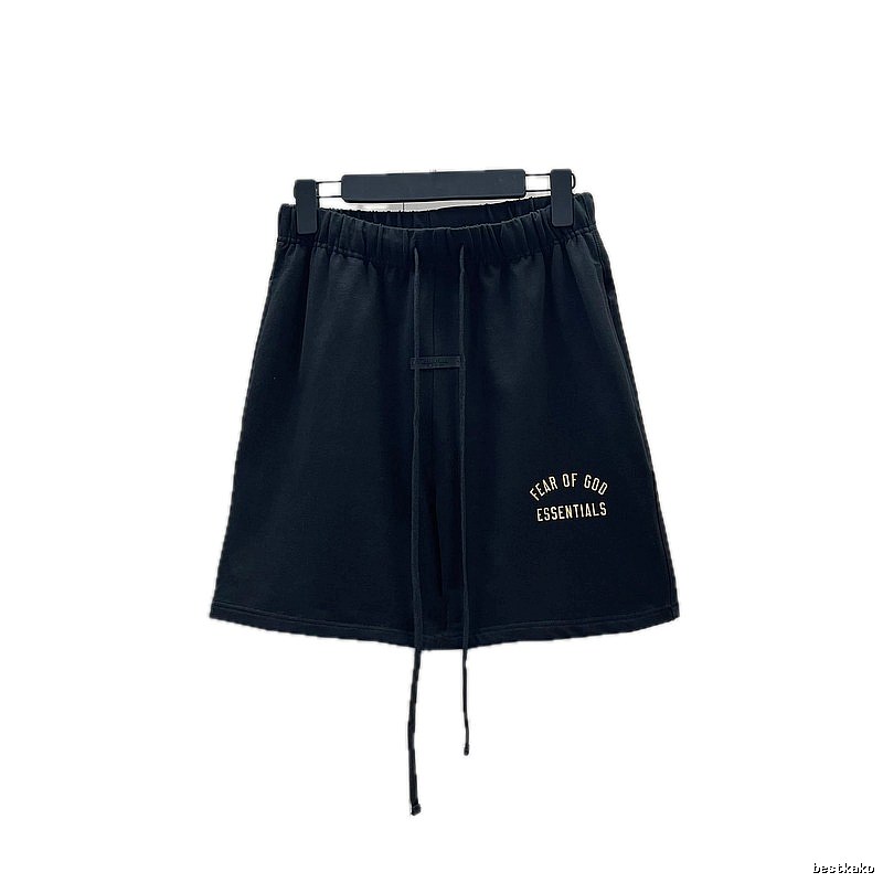 ESSENTIALS minimalist style black shorts