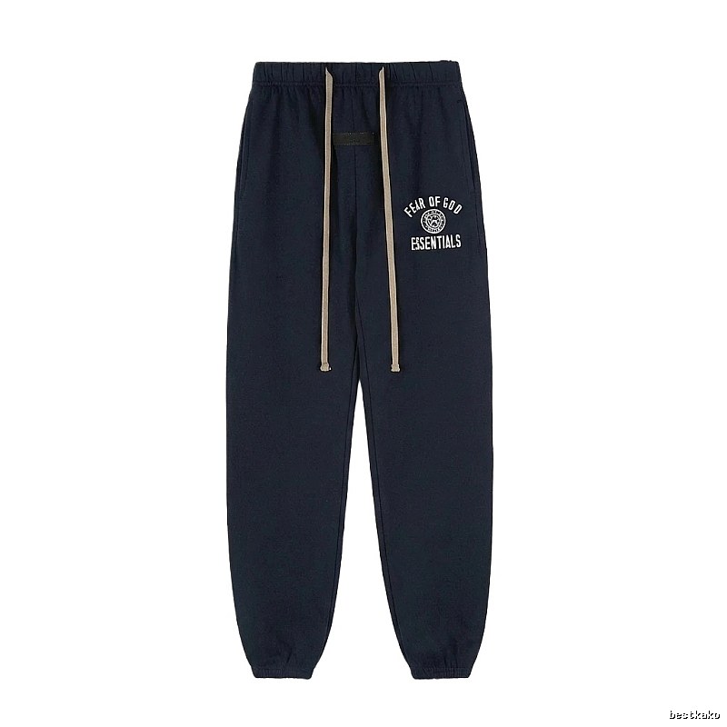 ESSENTIALS minimalist style navy blue sweatpants