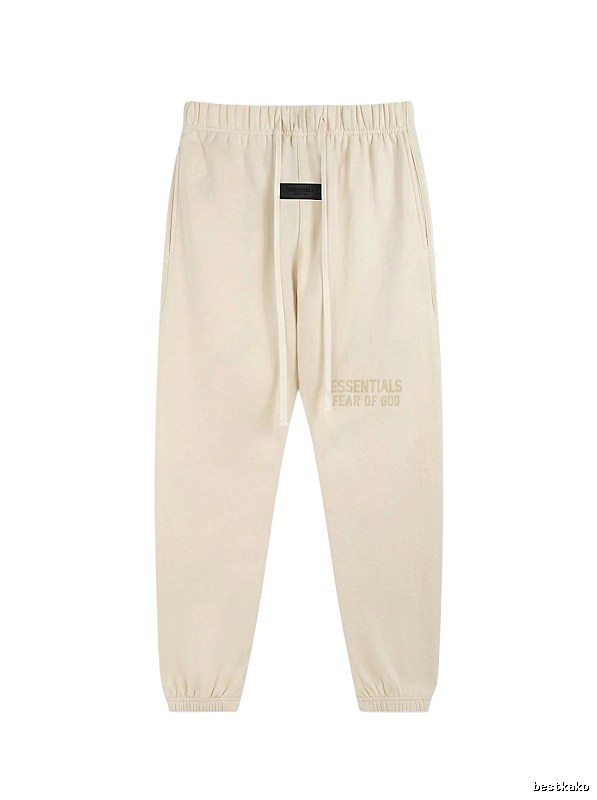 ESSENTIALS minimalist style off-white sweatpants