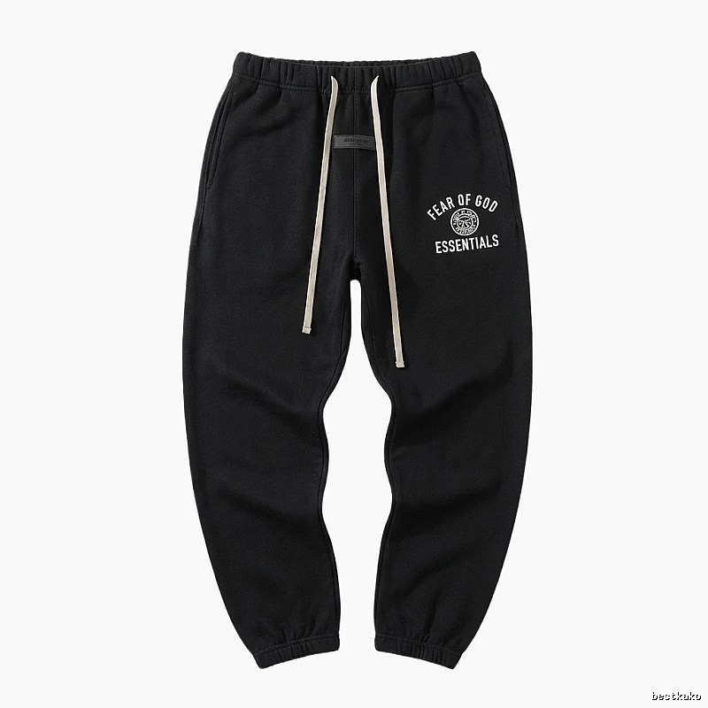 ESSENTIALS simple style black sweatpants